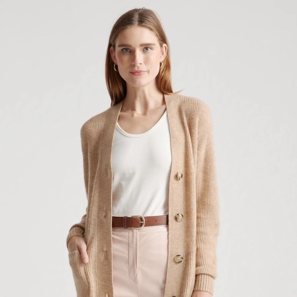 Quince baby alpaca cardigan NWOT